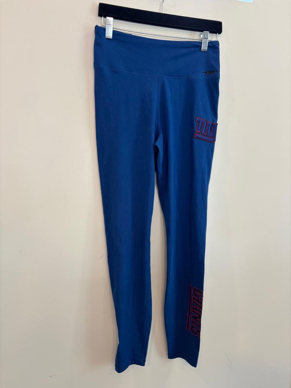 New York Giants Pro Standard Leggings Women’s M Blue NY NFL Yoga Pants #E17